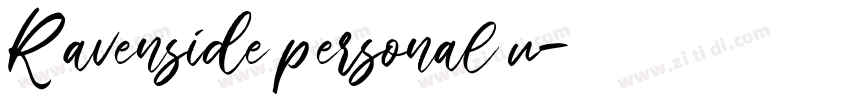 Ravenside personal u字体转换